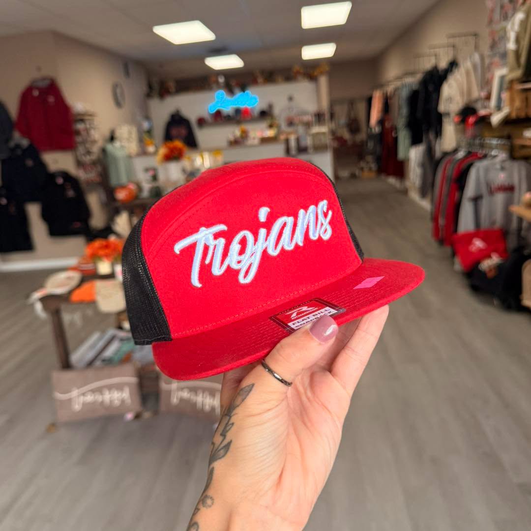 Trojans Embroidered 7 Panel