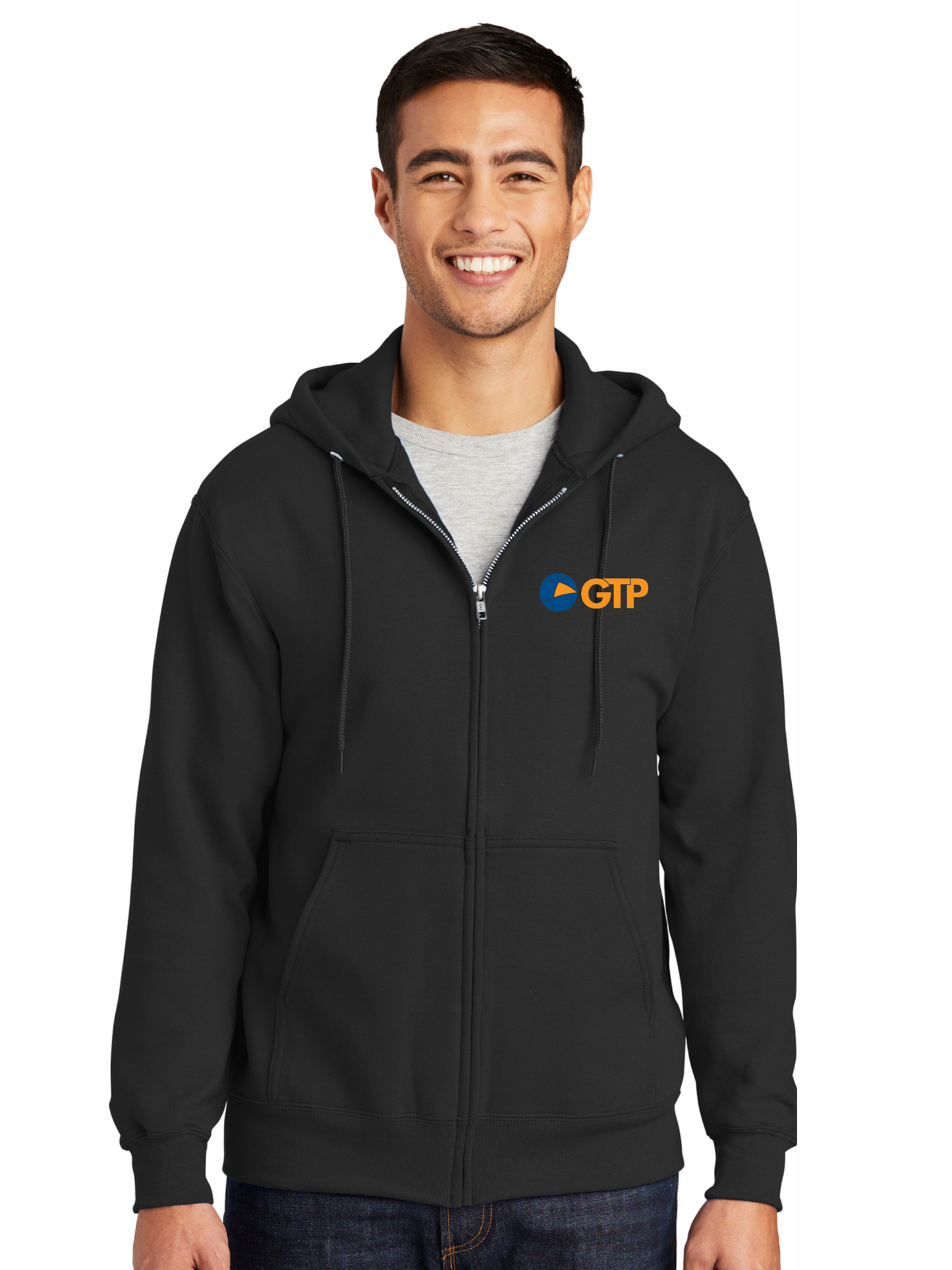 Full Zip Hooded Sweatshirt