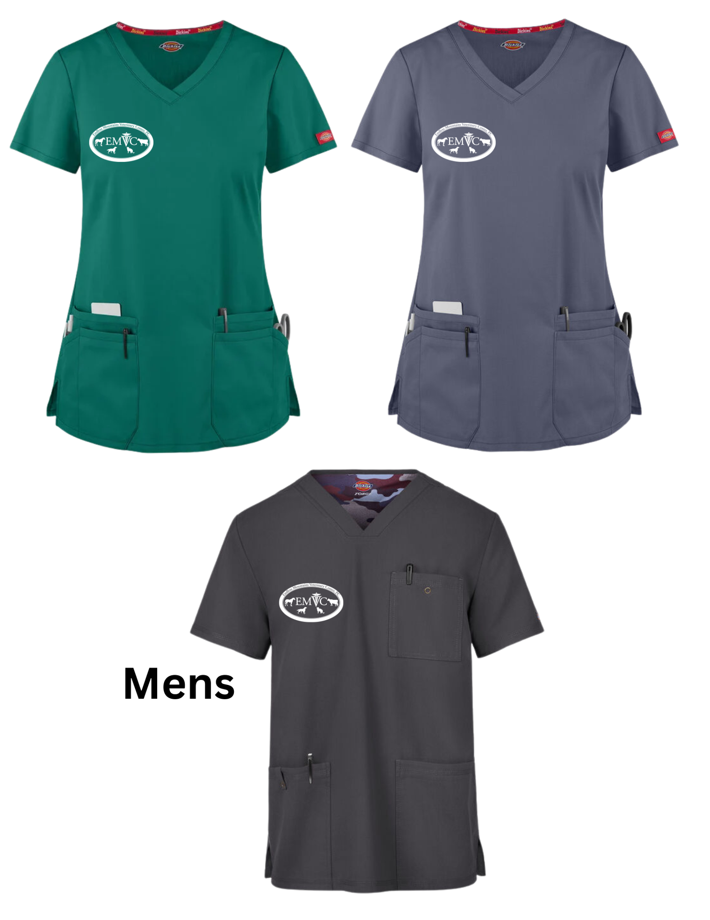 EMVC Dickies Scrub Top