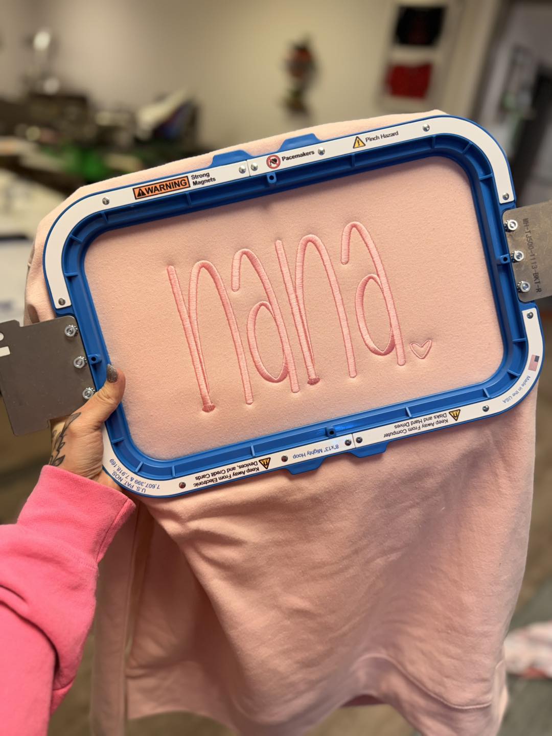 Embroidered Name Sweatshirt