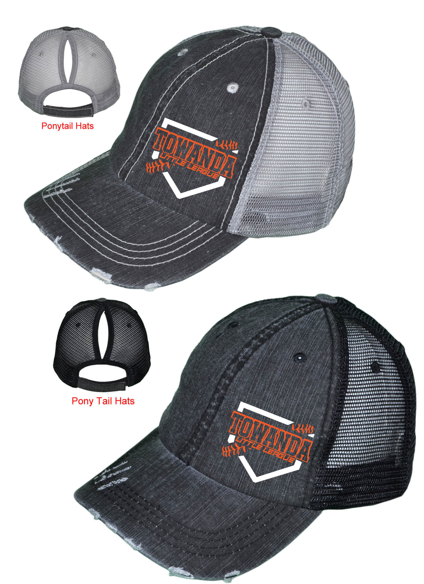 Towanda LL Pony Tail Mesh Hat