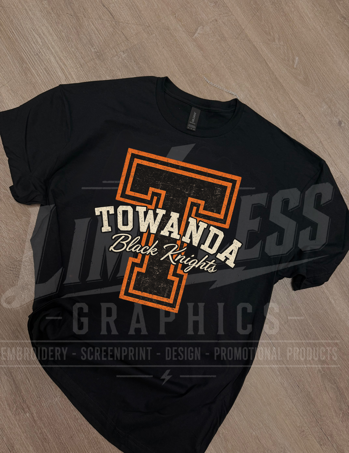 T-Black Knights Vintage