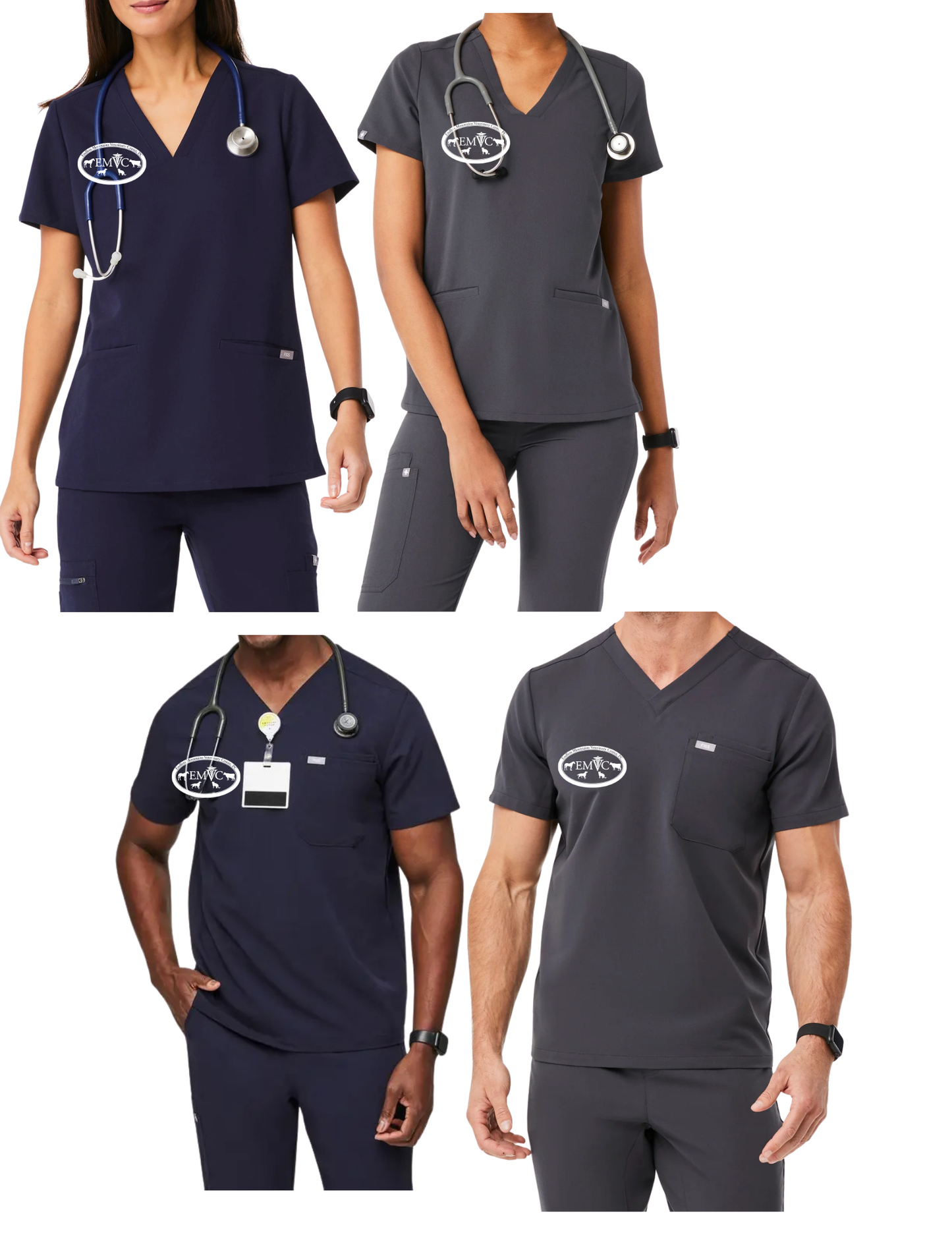 EMVC Figs Scrub Top