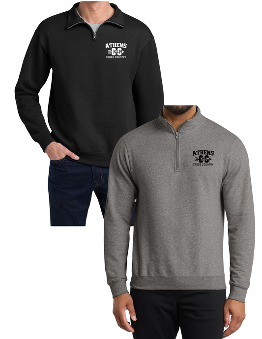 Athens Cross Country- 1/4 Zip Embroidered