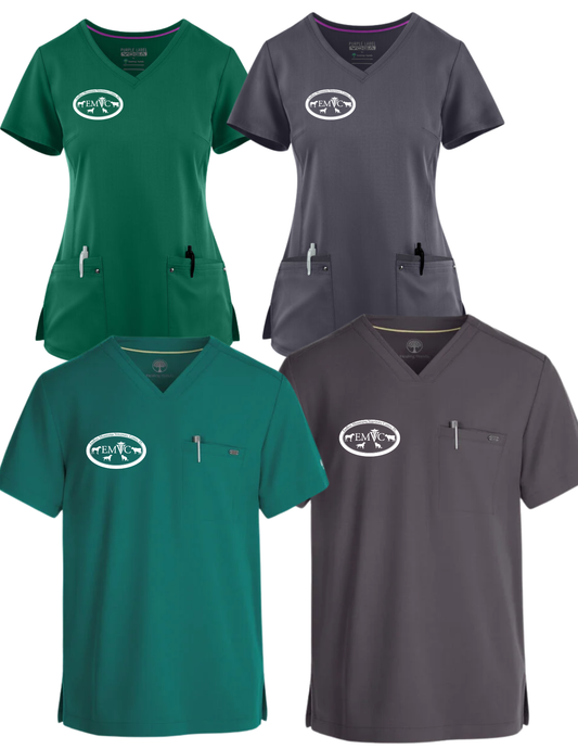 EMVC Helping Hands Scrub Top