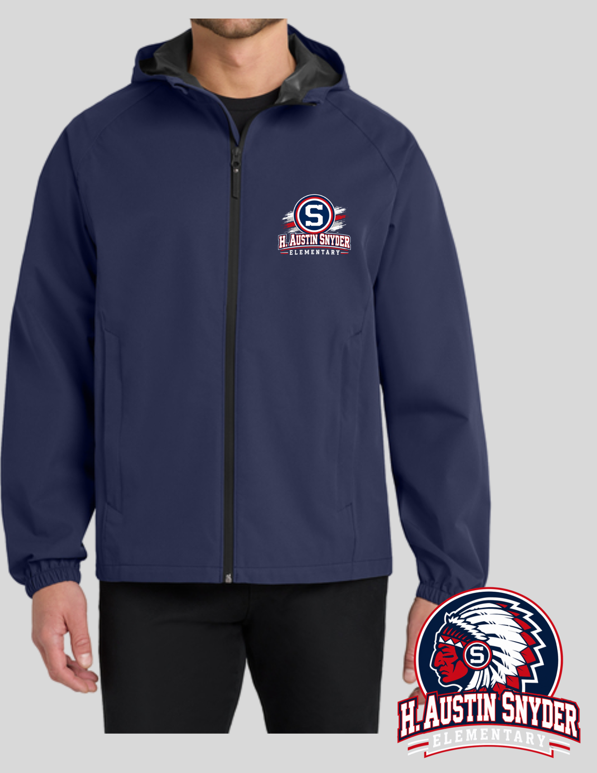 Sayre H Austin Elem. Hooded Rain Jacket