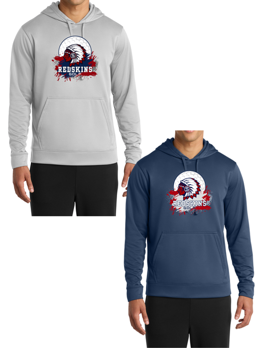Redskins Golf Polyester Hooded Sweatshirt