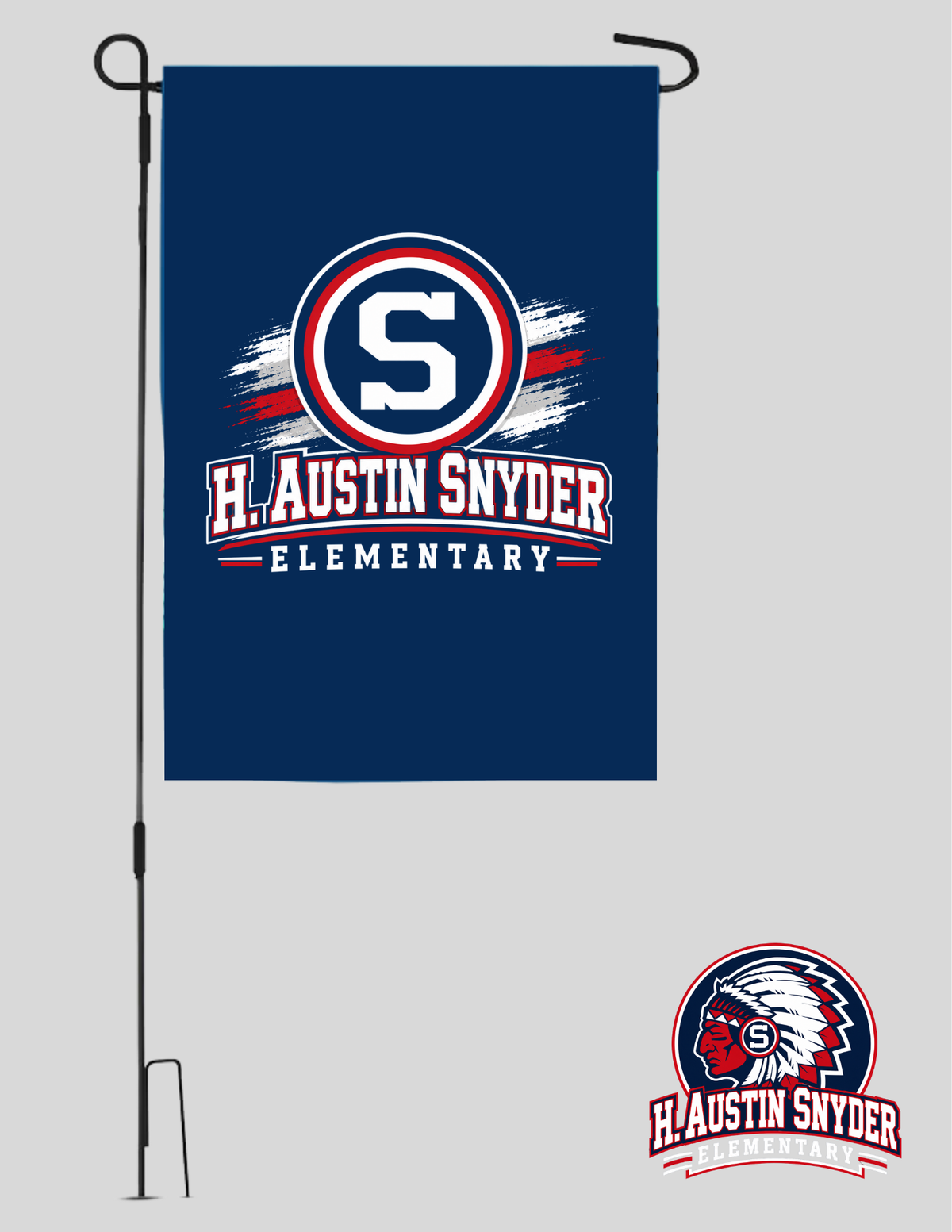 Sayre H Austin Elem. Yard Flag