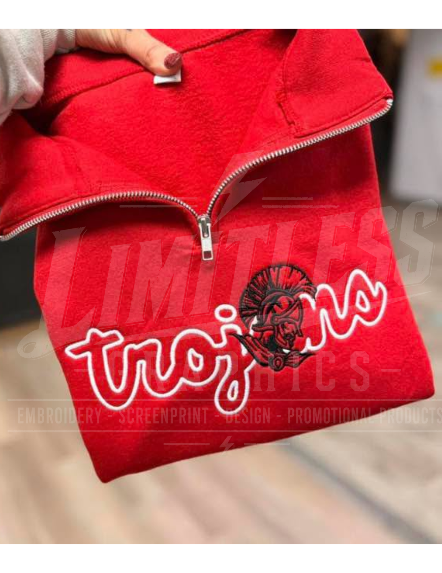 Mascot Embroidered 1/4 Zip
