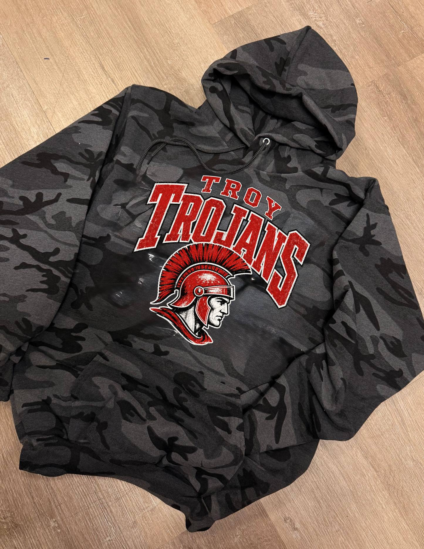 Troy Trojans Vintage Camo