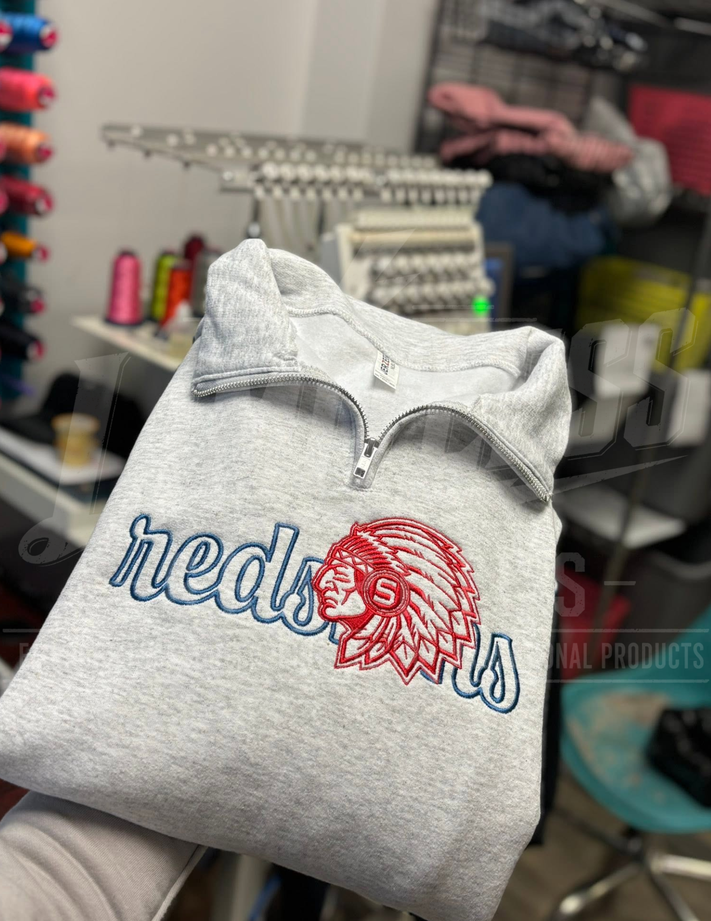 Mascot Embroidered 1/4 Zip