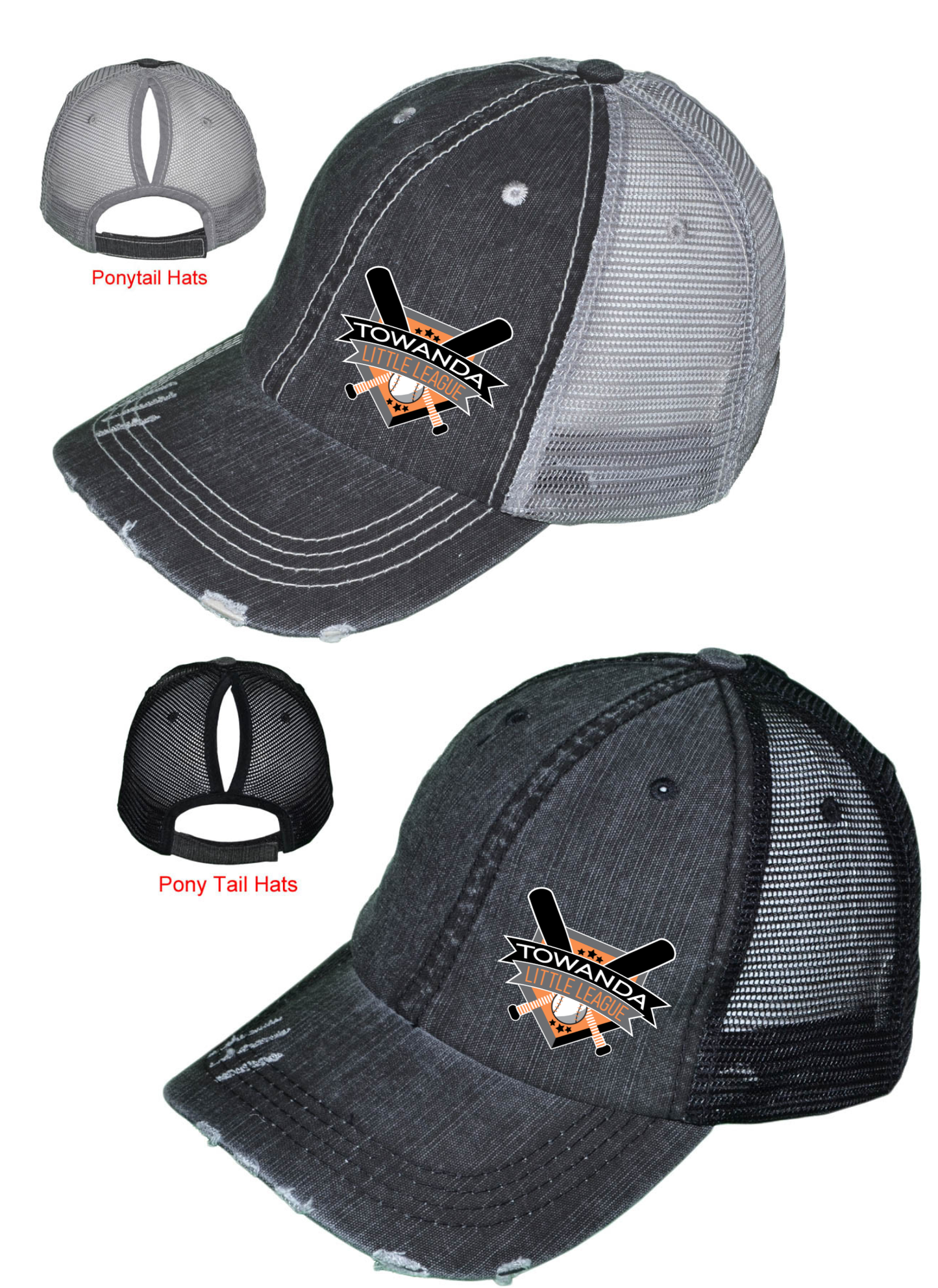 Towanda LL Pony Tail Mesh Hat