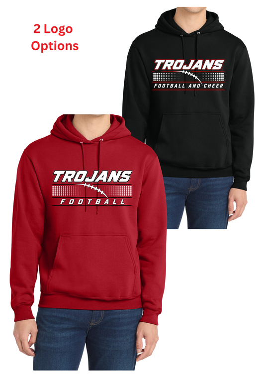 Troy FB Pullover Hooded Sweatshirt