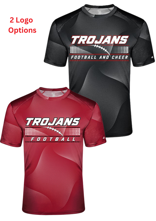 Troy FB Sport Tek Badger Unisex Warp T-Shirt