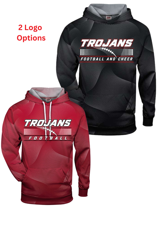 Troy FB Sport Tek Badger Warp Hooded Sweatshirt