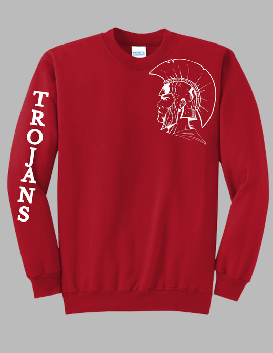 Troy PTSO Mascot Crewneck Sweatshirt
