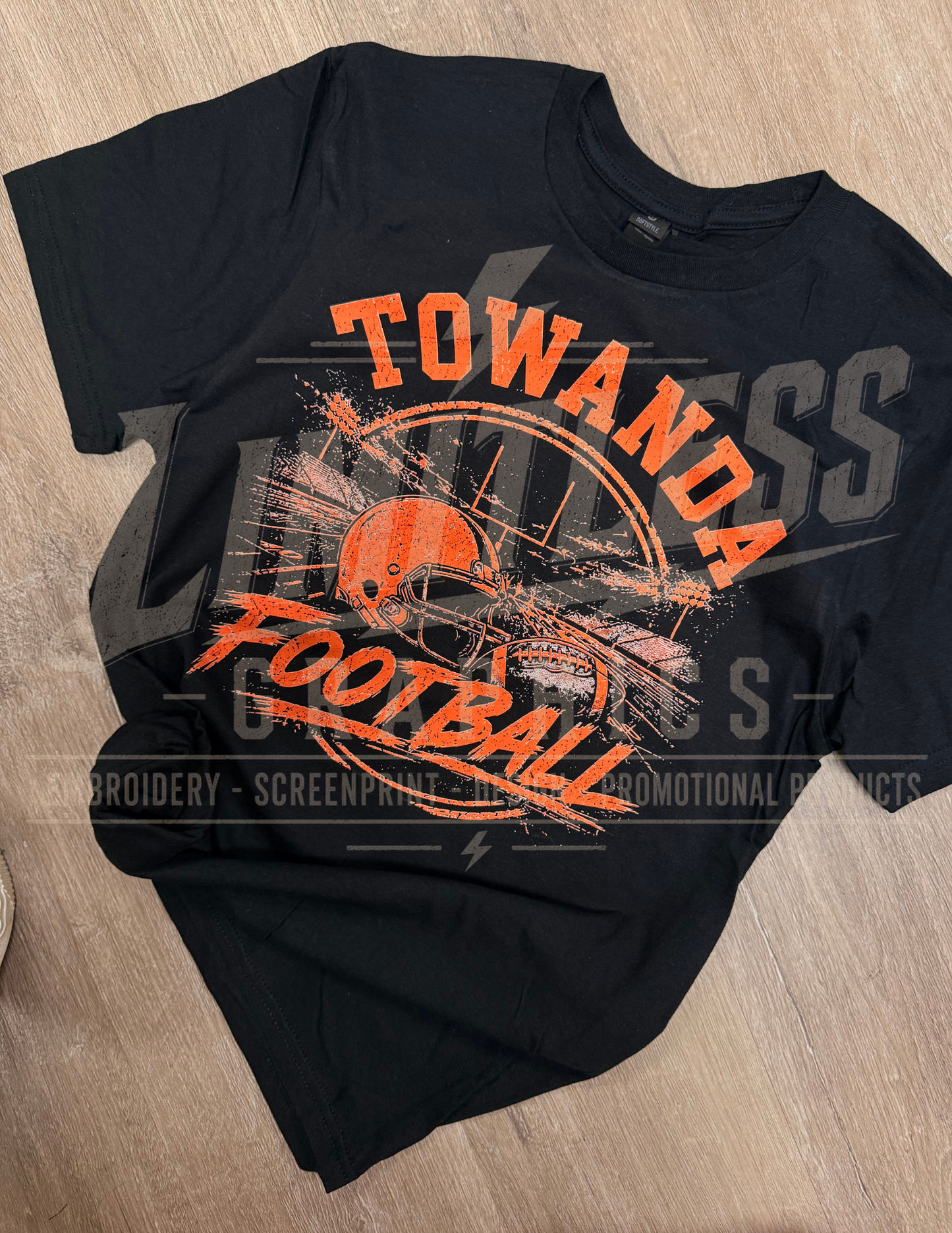Towanda Football Field- Vintage Orange