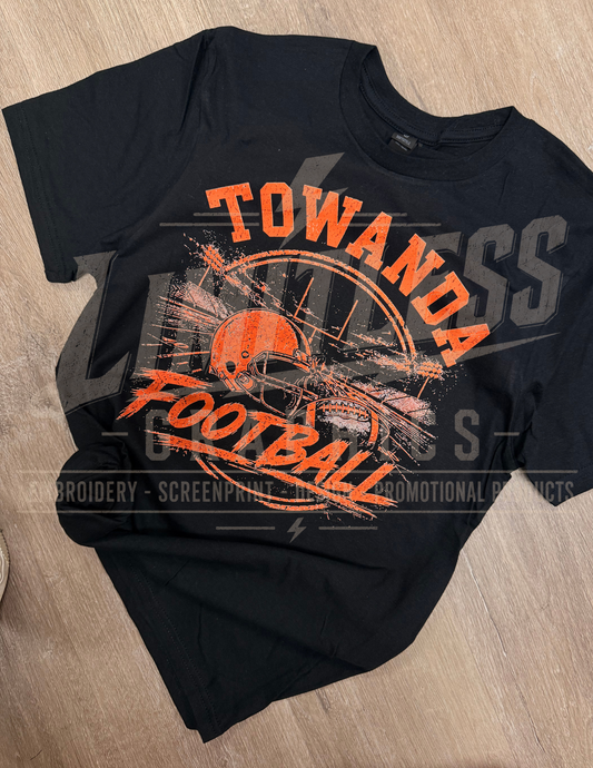 Towanda Football Field- Vintage Orange