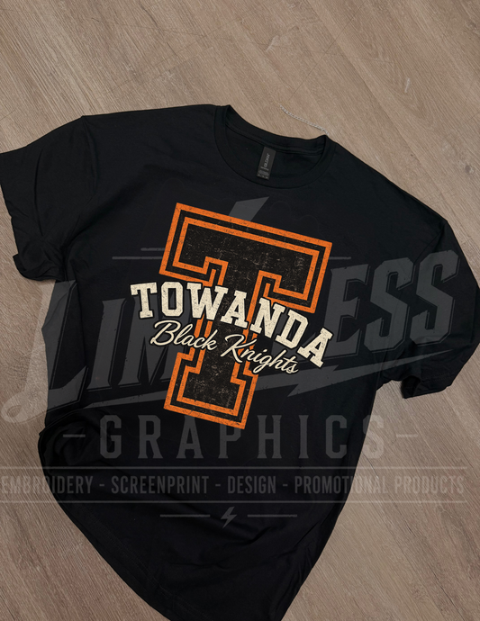 T-Black Knights Vintage
