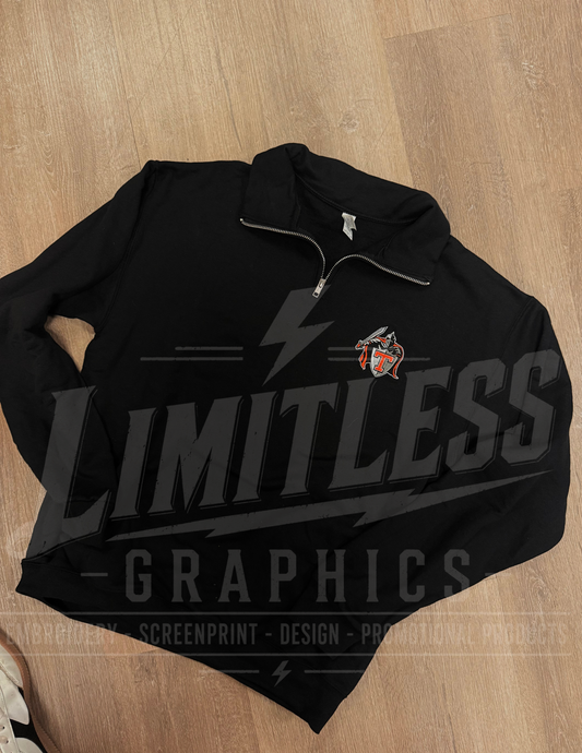 Knights 1/4-Zip Sweatshirt Embroidered