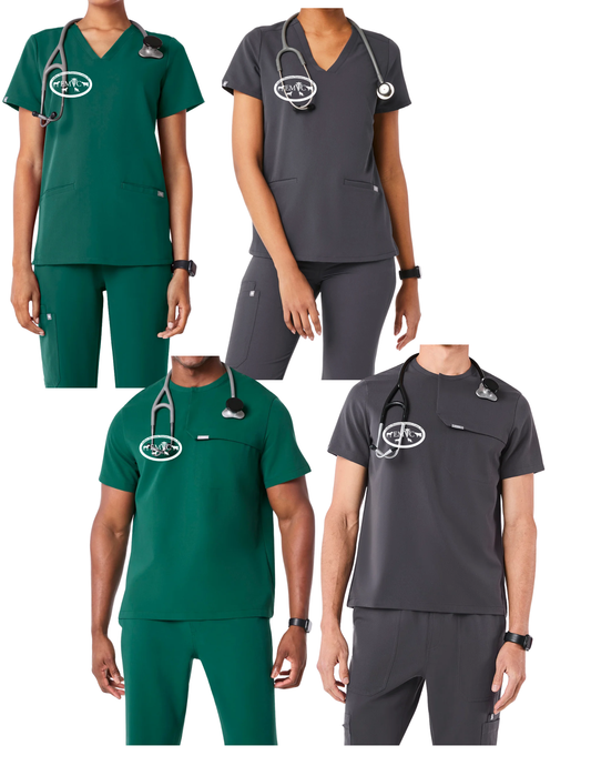 EMVC Figs Scrub Top