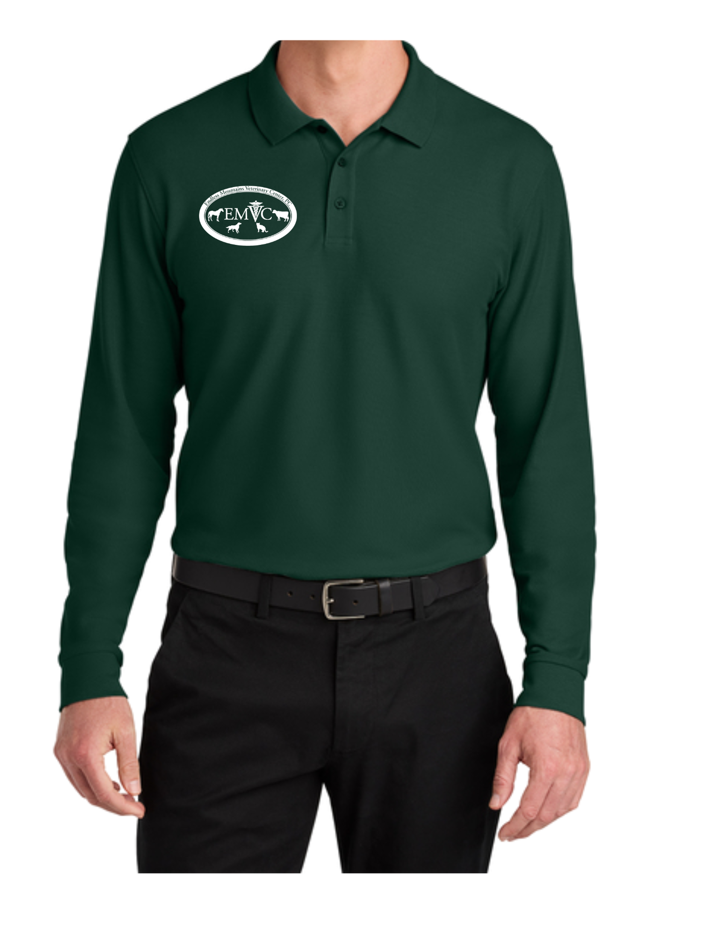 EMVC Long Sleeve Polo