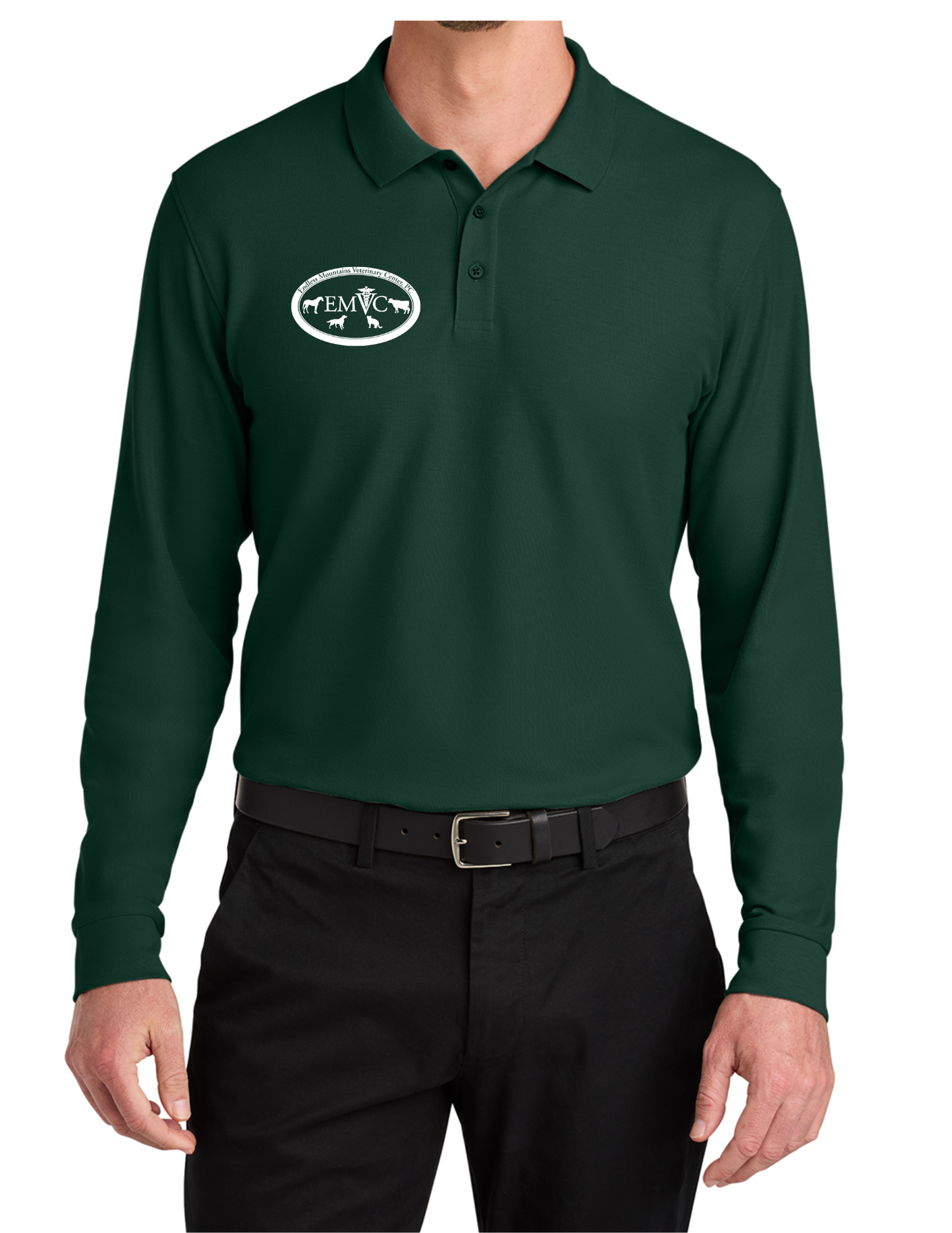 EMVC Long Sleeve Polo
