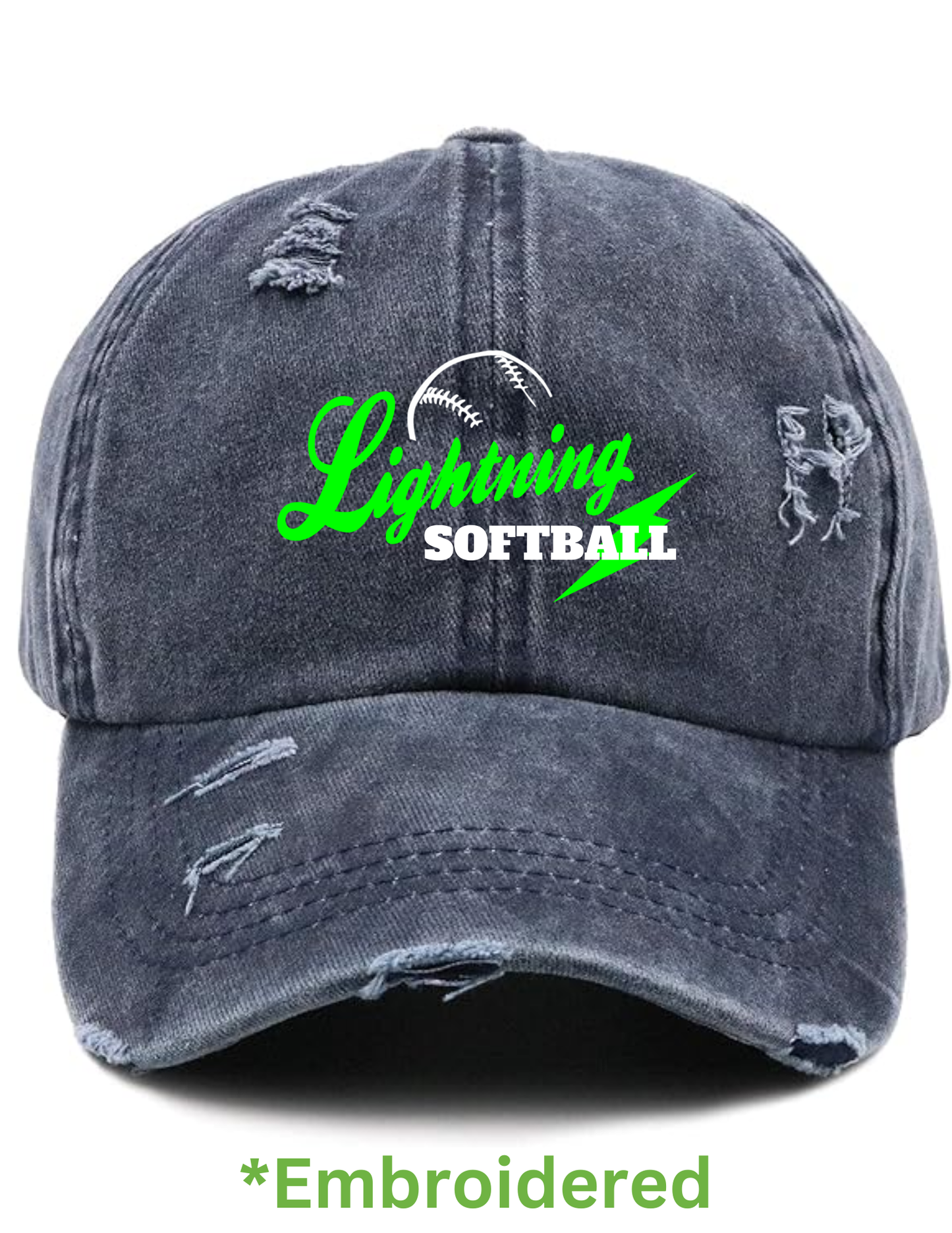 Lightning Embroidered Hats