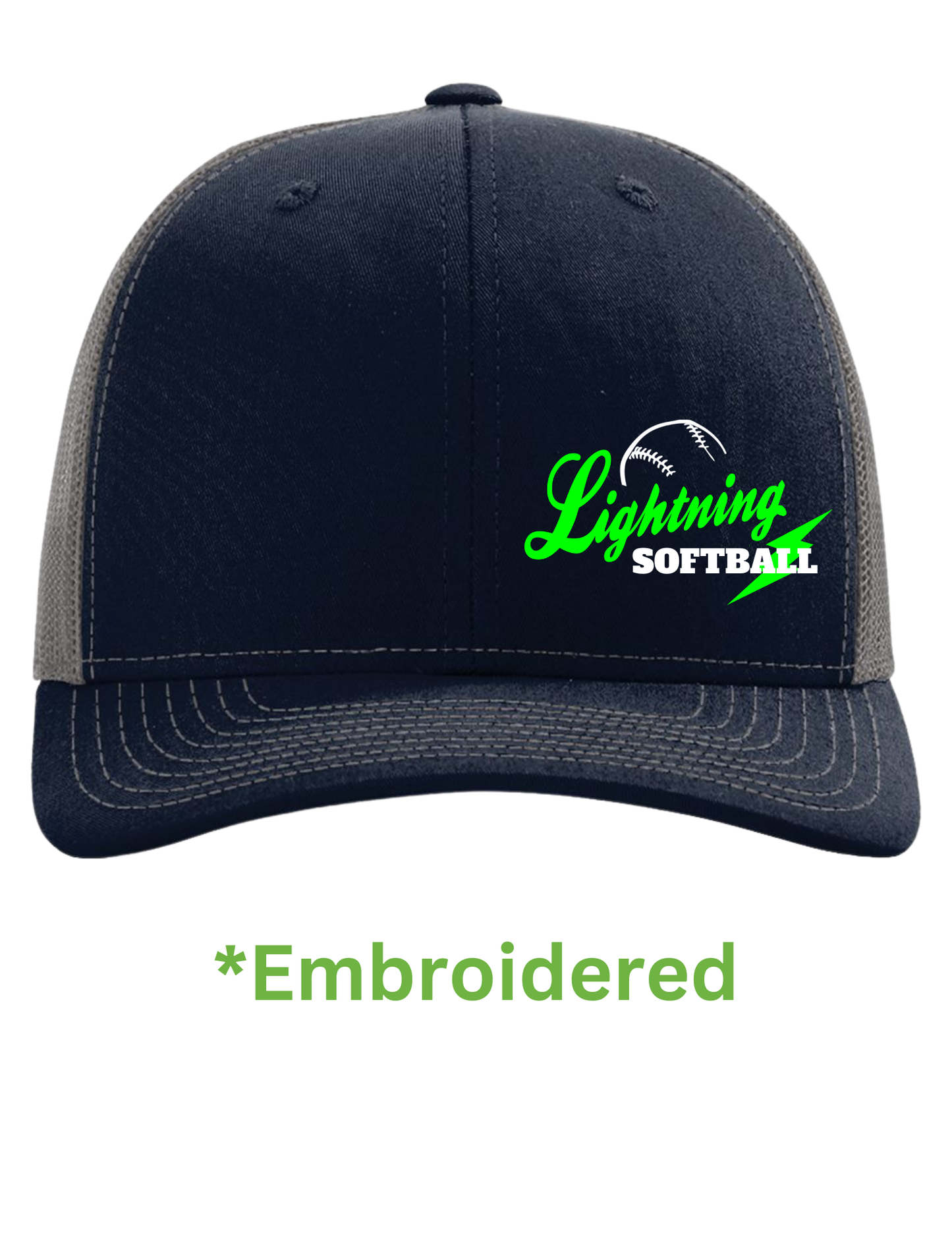 Lightning Embroidered Hats