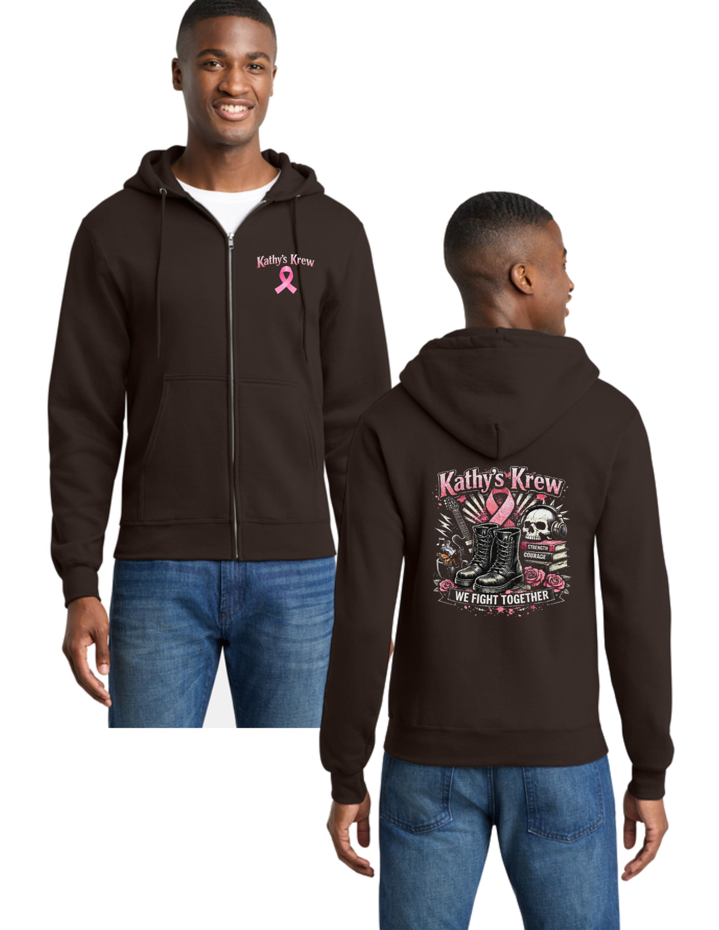 Kathy's Krew Full Zip Sweatshirt