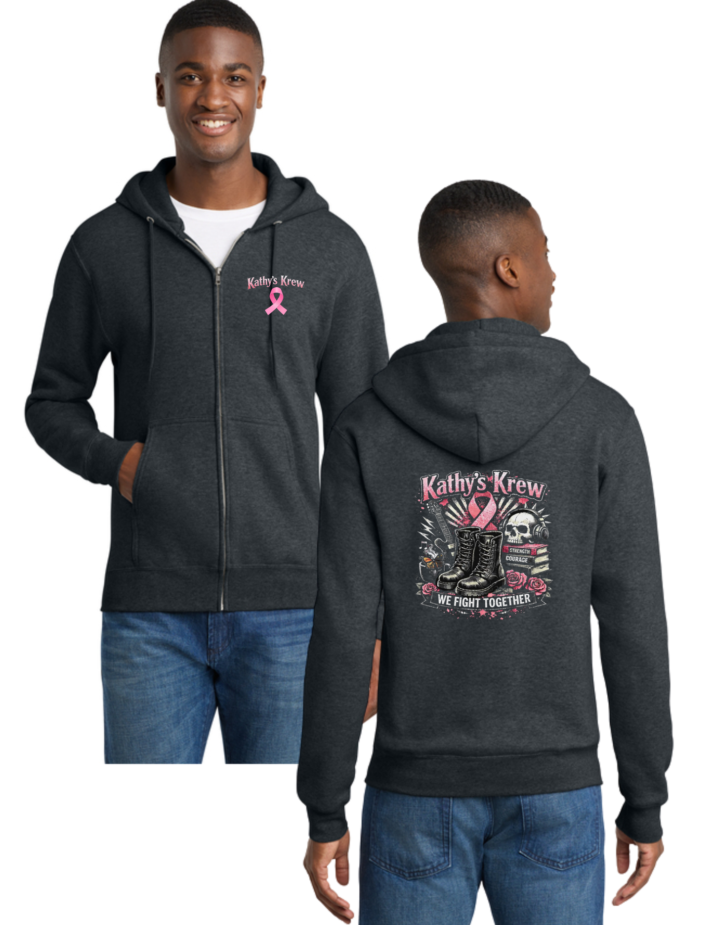 Kathy's Krew Full Zip Sweatshirt