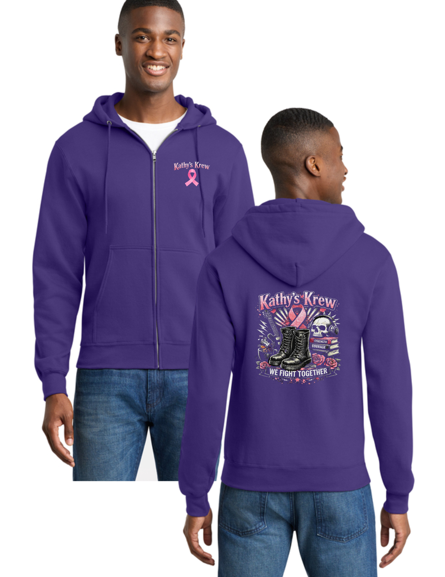 Kathy's Krew Full Zip Sweatshirt