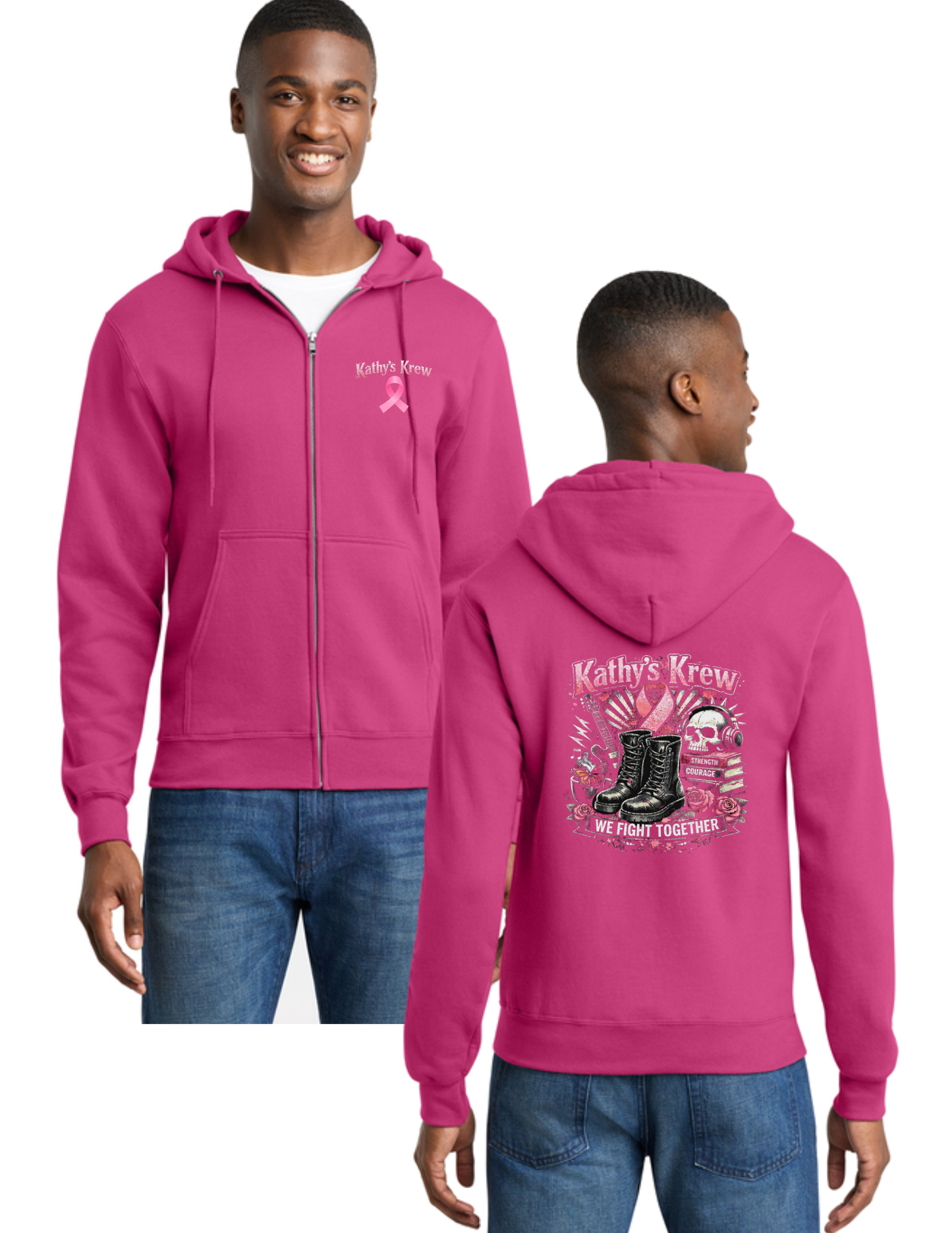 Kathy's Krew Full Zip Sweatshirt