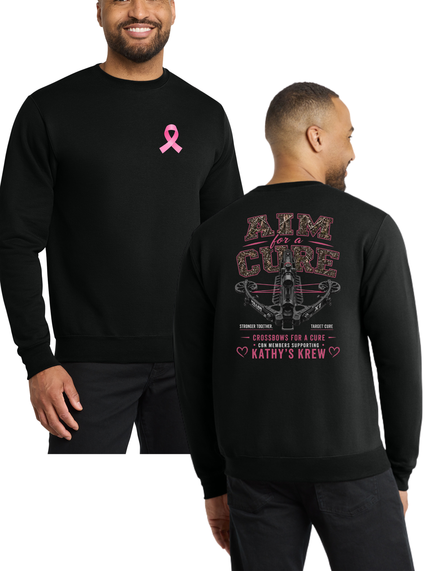 Aim for a Cure- Crewneck Sweatshirt