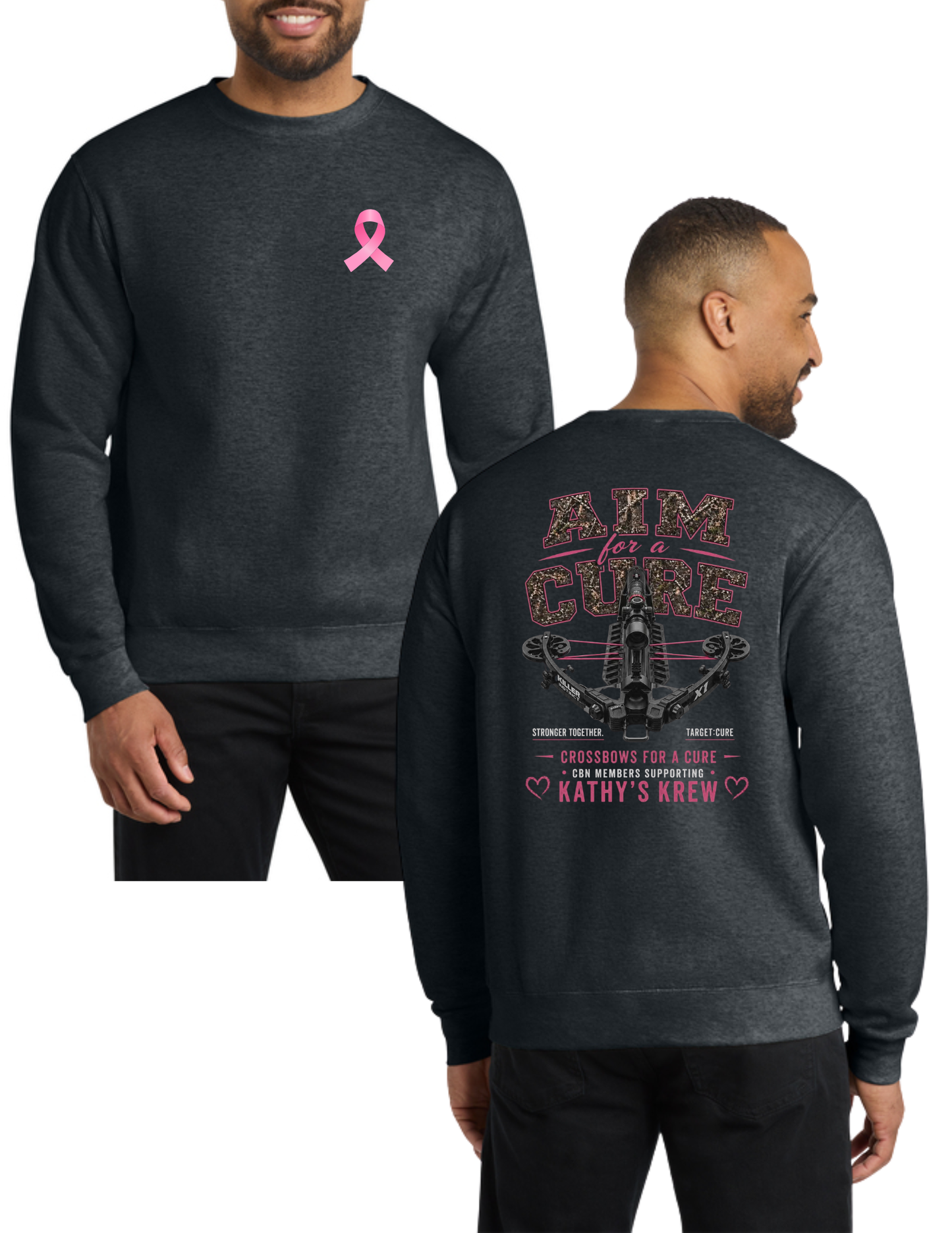 Aim for a Cure- Crewneck Sweatshirt