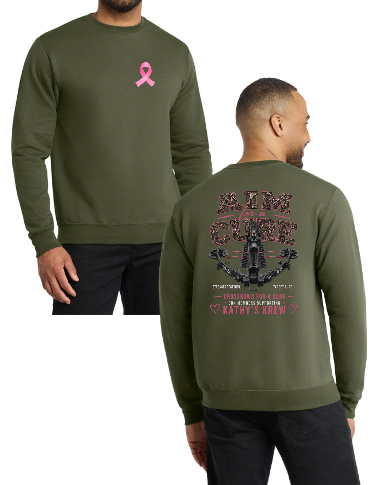 Aim for a Cure- Crewneck Sweatshirt